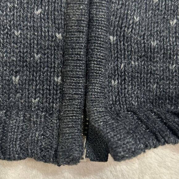 VTG Holiday Fairisle Christmas Nordic Zip Cardigan Croft Barrow Sweater SMALL - Picture 7 of 10